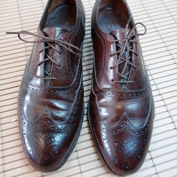 Florsheim Imperial men's brown leather wingtip Oxford. Sz 9D. 163pm - Picture 3 of 10